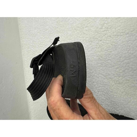 Chaco Black Lightweight Low Profile Sport Hiking Outdoor‎ Sandals Women SZ 9 - Picture 6 of 6